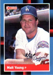 1988 Donruss Baseball Cards    423     Matt Young